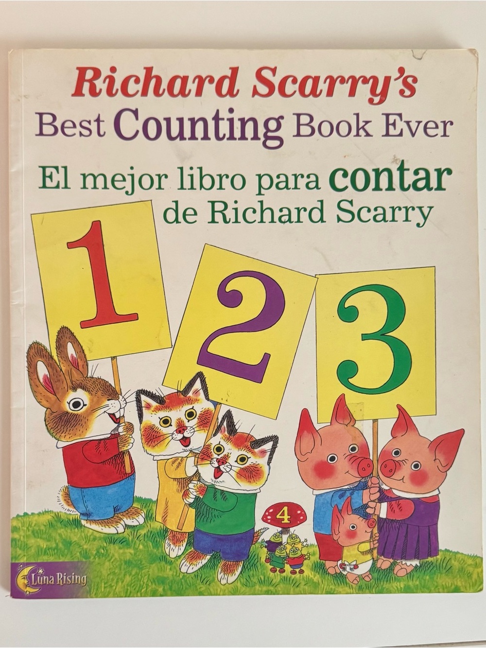 Richard Scarry's Best Counting Book Ever - White with Colorful Illustrations